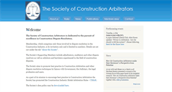 Desktop Screenshot of constructionarbitrators.org