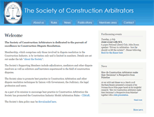 Tablet Screenshot of constructionarbitrators.org